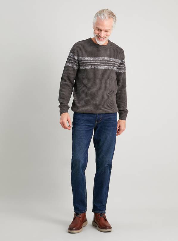 Buy Darkwash Denim Slim Fit Jeans With Stretch 38L Jeans Argos